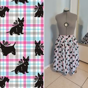 Hell Bunny Scottie Dog Skirt